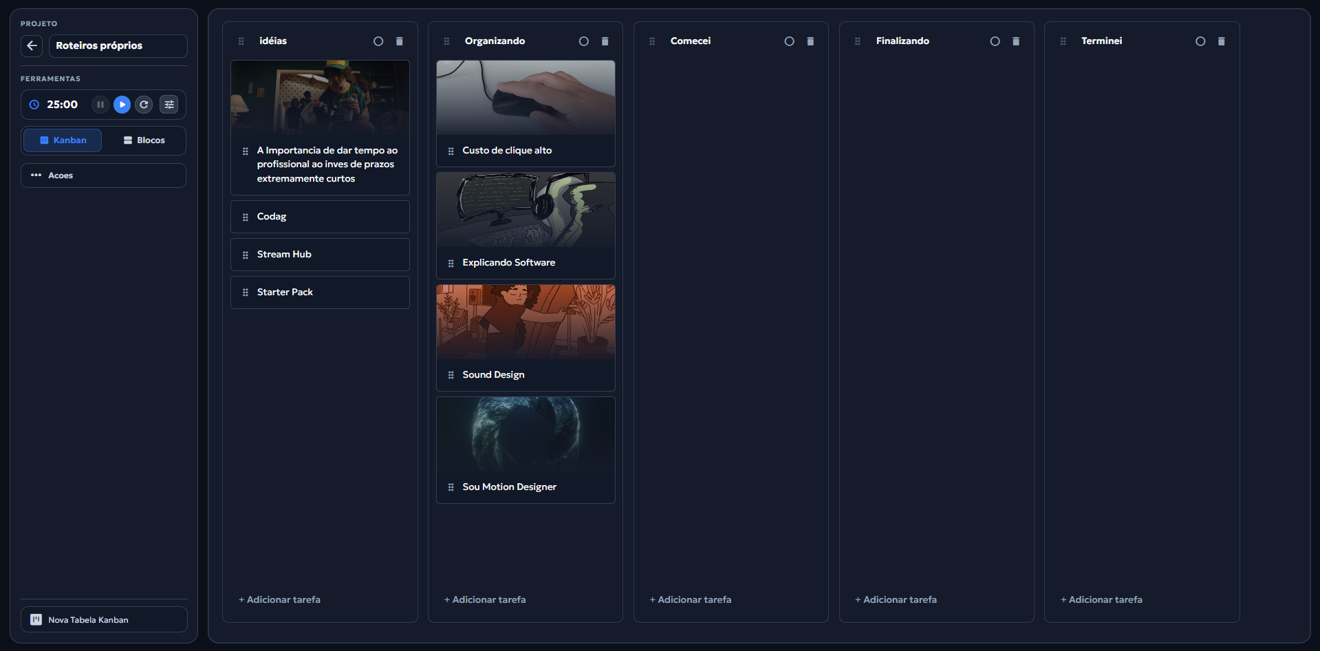 Tela do Zelo em notebook